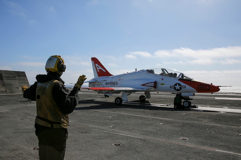 Abraham Lincoln conducts flight operations