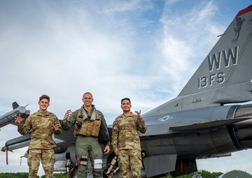 Misawa Air Base F-16 Reaches 10,000 Flying Hours