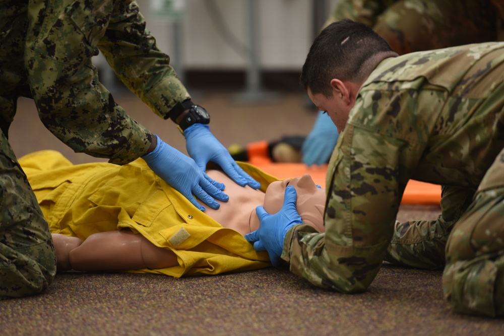 DoD Fire Academy drills EMR psychomotor skills