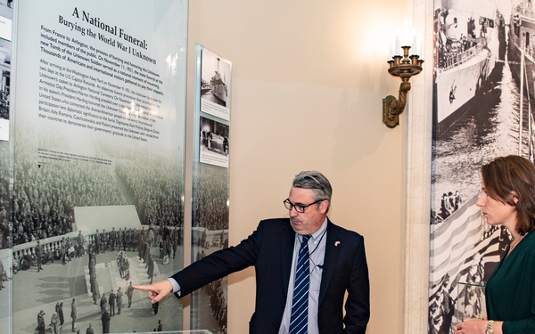 Minister of Interior and Kingdom Affairs for the Netherlands Hanke Bruins Slot Participates in a Public Wreath-Laying at the Tomb of the Unknown Soldier