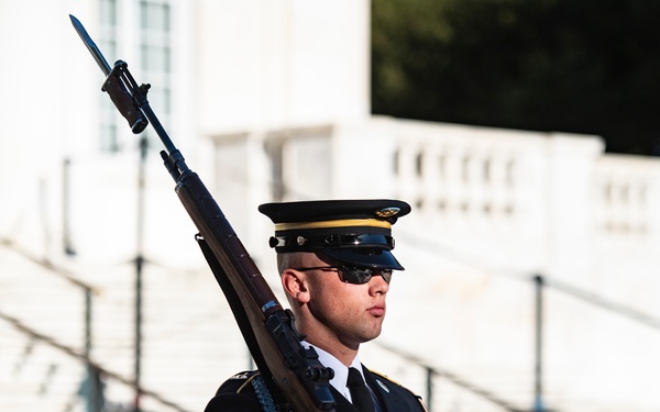 Minister of Interior and Kingdom Affairs for the Netherlands Hanke Bruins Slot Participates in a Public Wreath-Laying at the Tomb of the Unknown Soldier