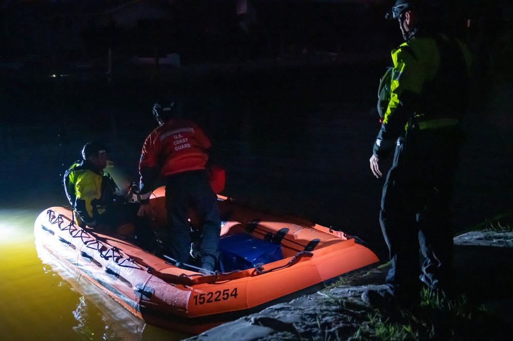 Coast Guard conducts search and rescue operations post Hurricane Ian landfall