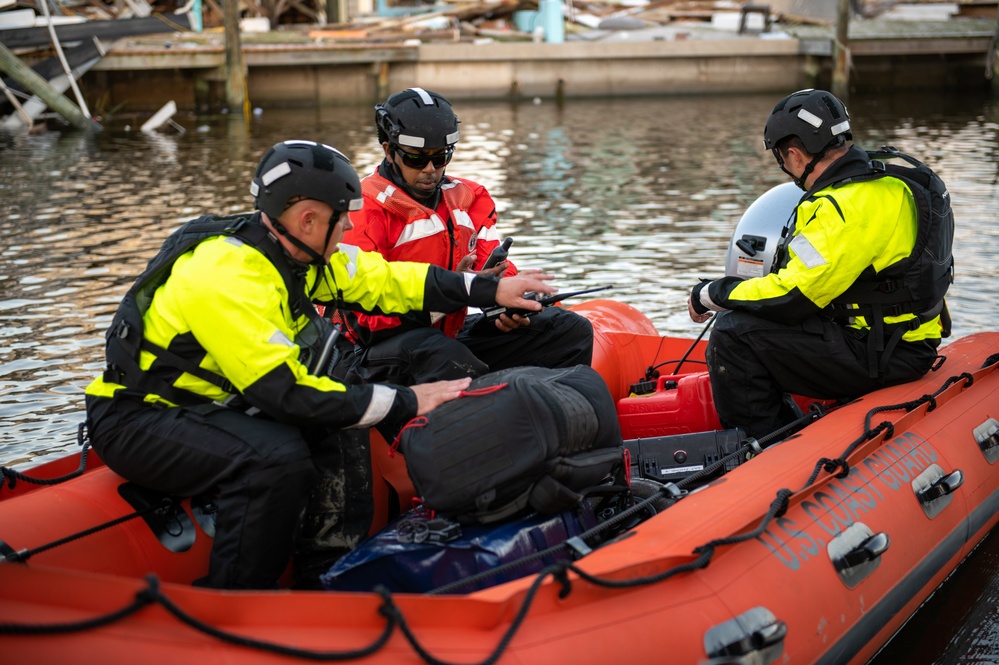 Coast Guard conducts search and rescue operations post Hurricane Ian landfall