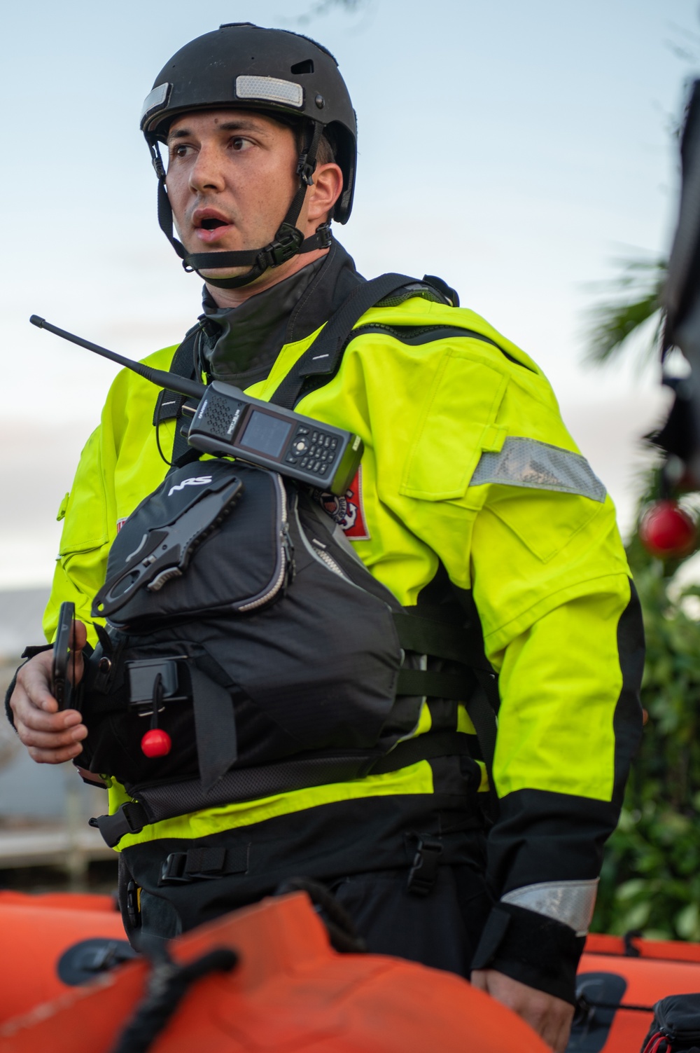 Coast Guard conducts search and rescue operations post Hurricane Ian landfall