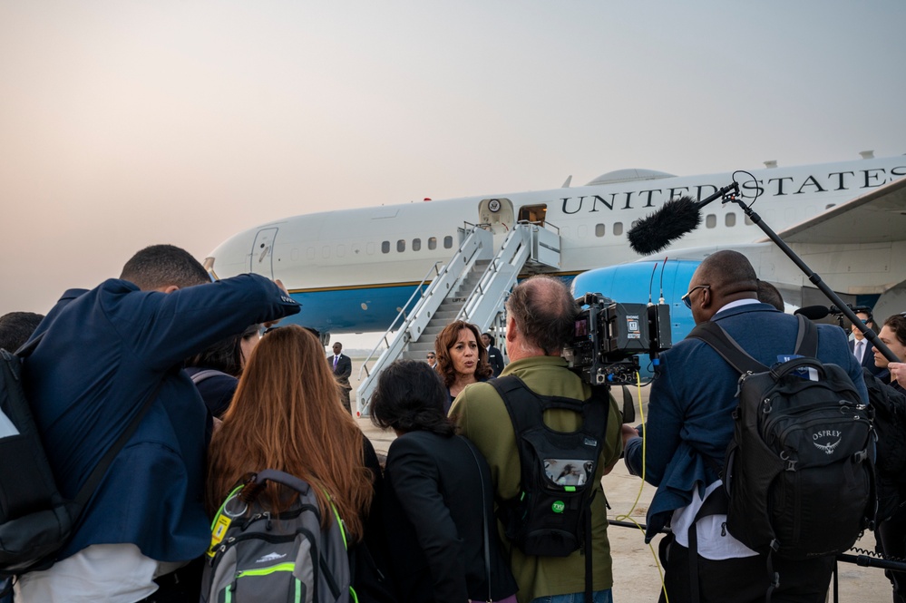 Vice President Harris ends Asia tour in South Korea