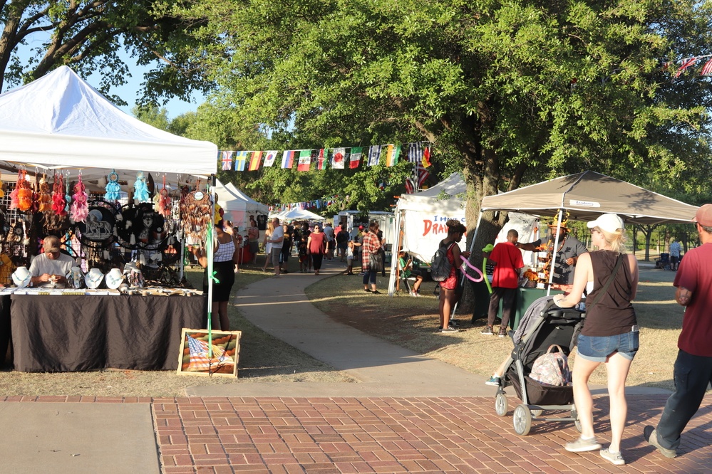 International Festival booths