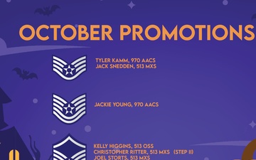 513th ACG October Enlisted Promotions