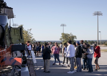 Lexington Marines visit White Knoll High School