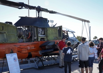 Lexington Marines visit White Knoll High School