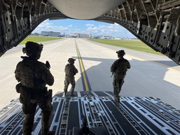 The 459th AES holds innovative medical exercise with medical squadrons, SFS