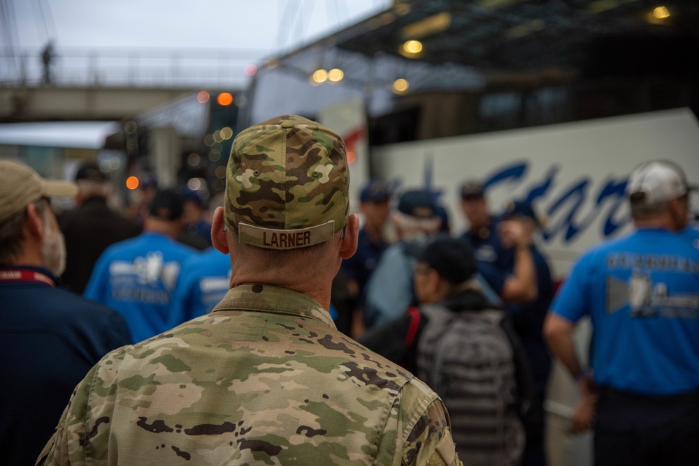 142nd Wing Leadership Honors Departing Veterans