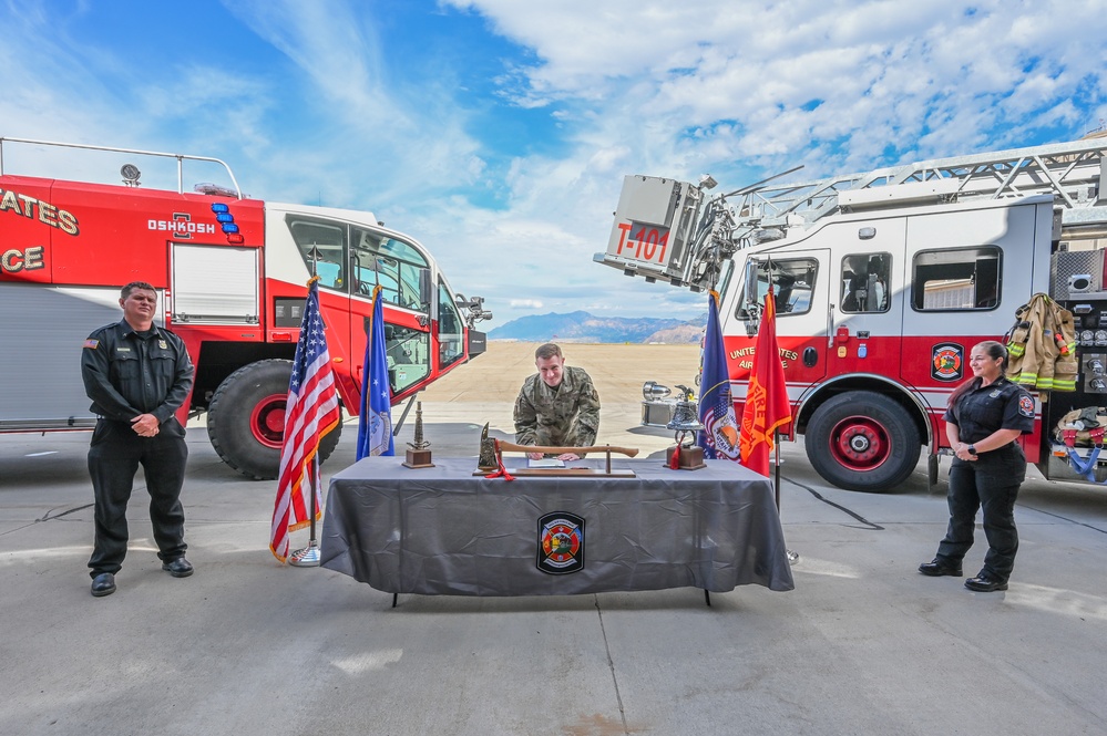 Hill AFB Fire Department announces Prevention Week Proclamation