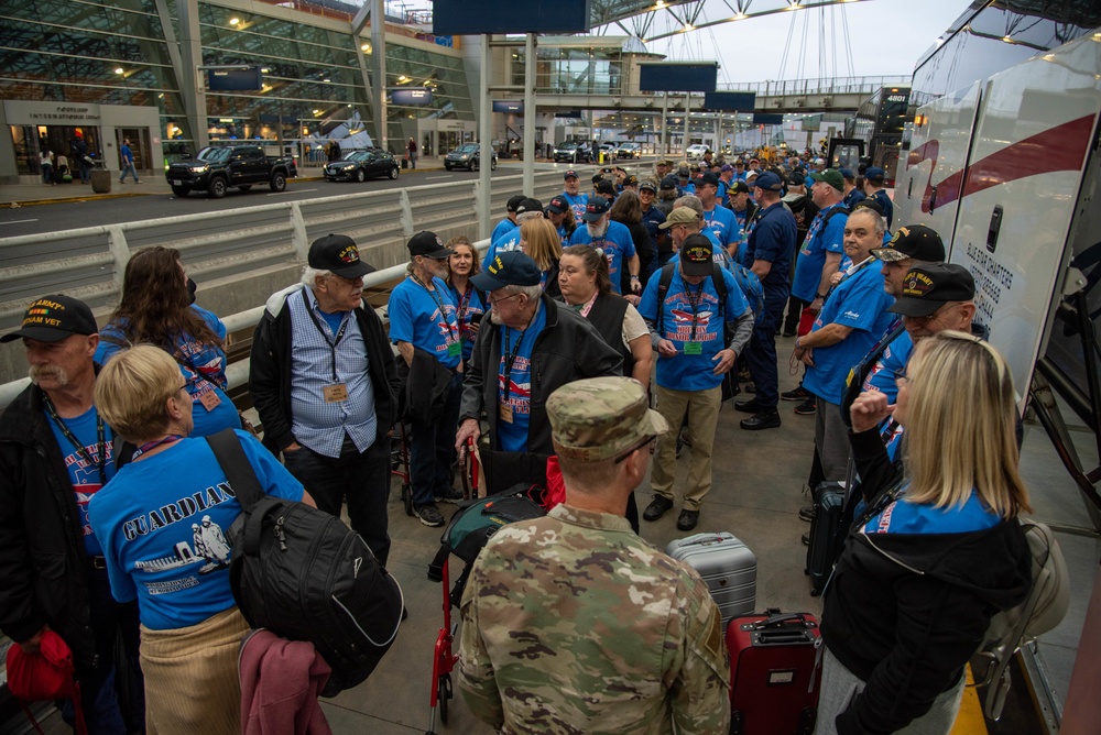 142nd Wing Leadership Honors Departing Veterans