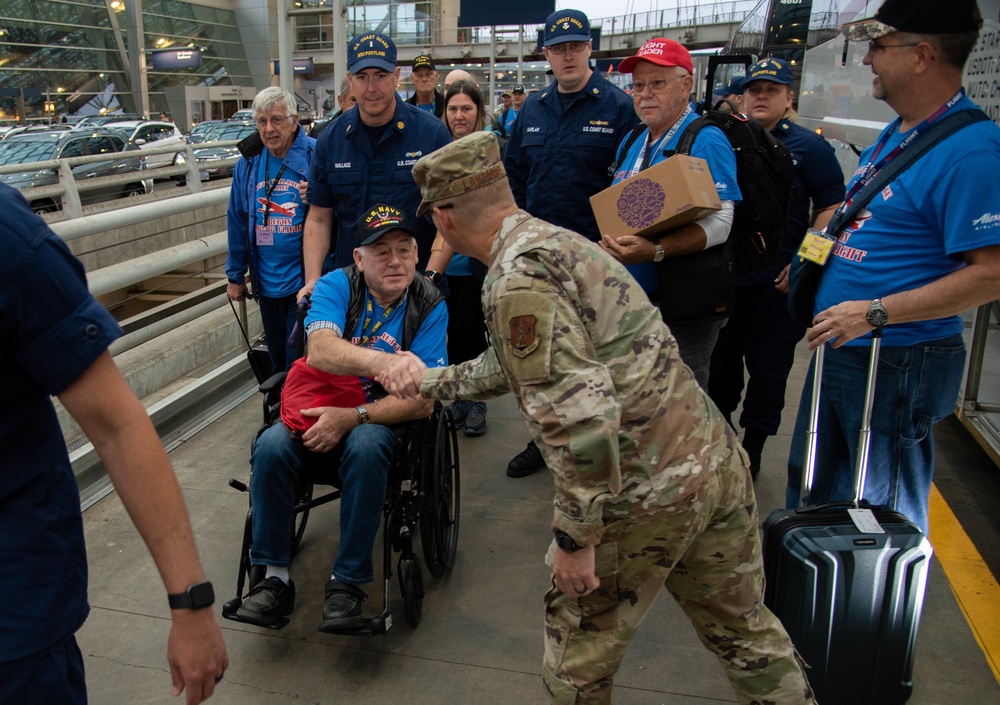 142nd Wing Leadership Honors Departing Veterans