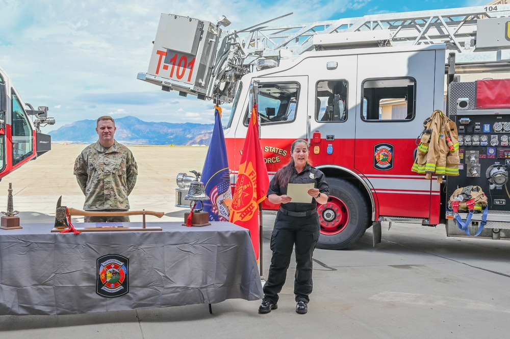 Hill AFB Fire Department announces Prevention Week Proclamation