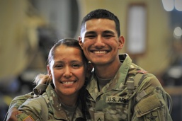 Mother, son begin Army journey together