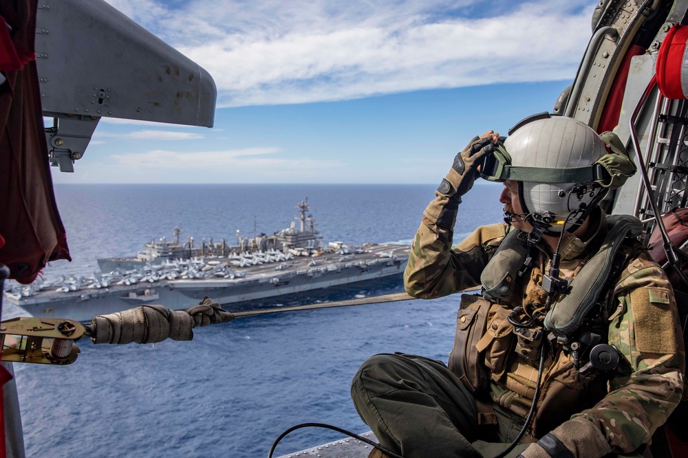 USS George H.W. Bush Resupply