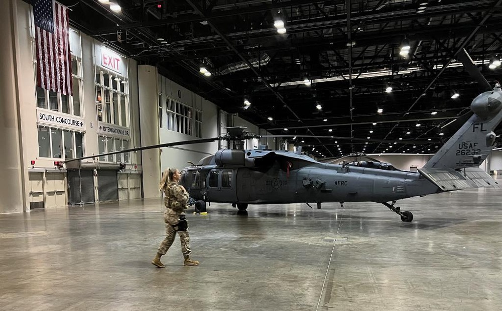 920th RQW relocated aircraft in anticipation of Hurricane Ian