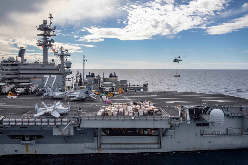 USS George H.W. Bush Resupply