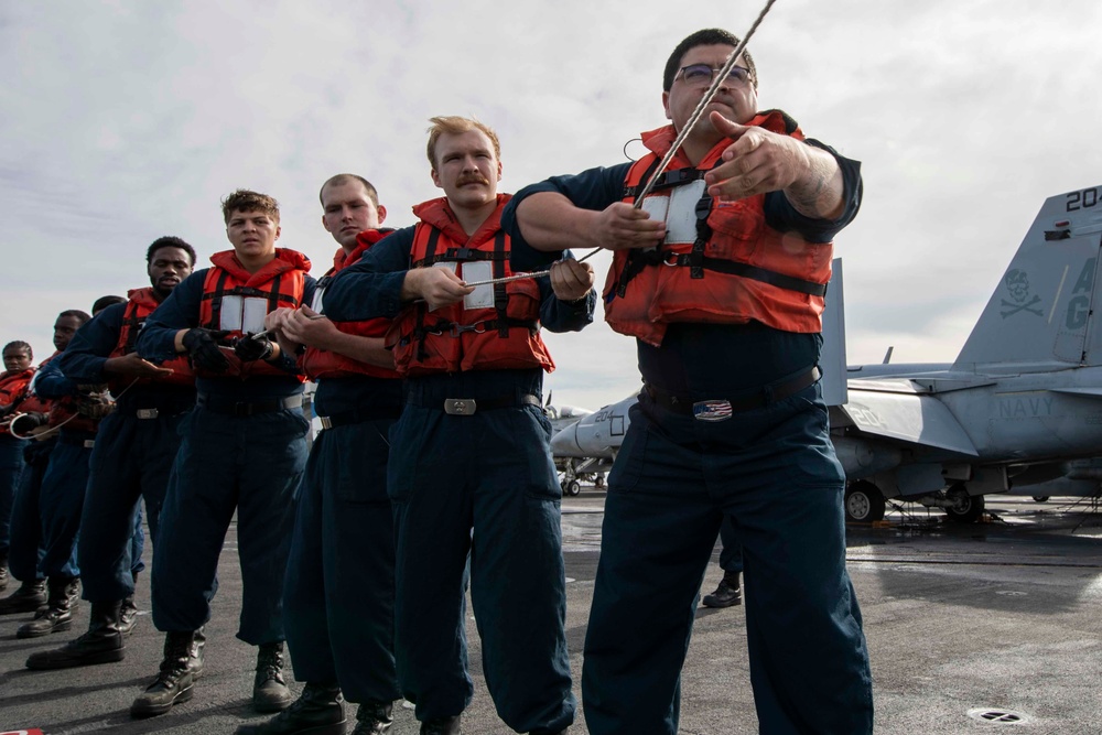 Daily Operations aboard USS George H.W. Bush (CVN 77)