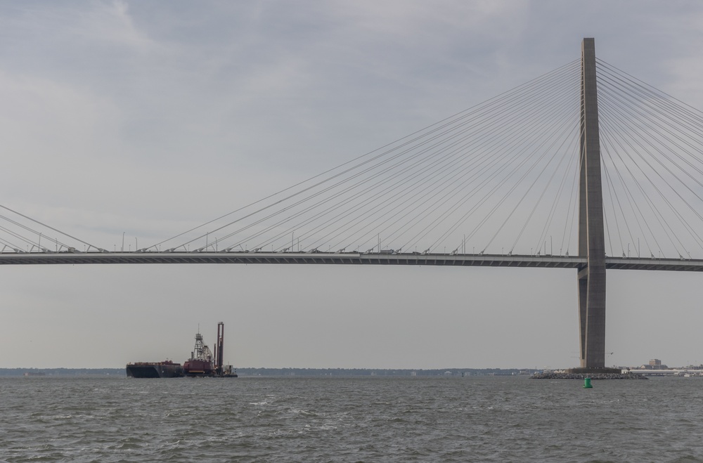 Dredge under the Ravenel