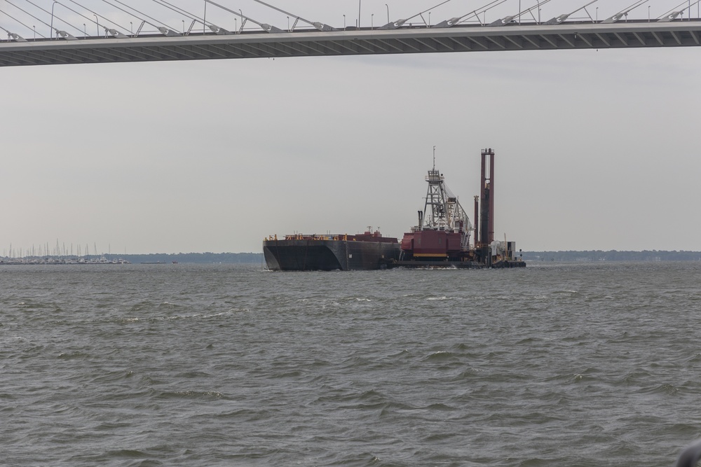 Dredge under the Ravenel