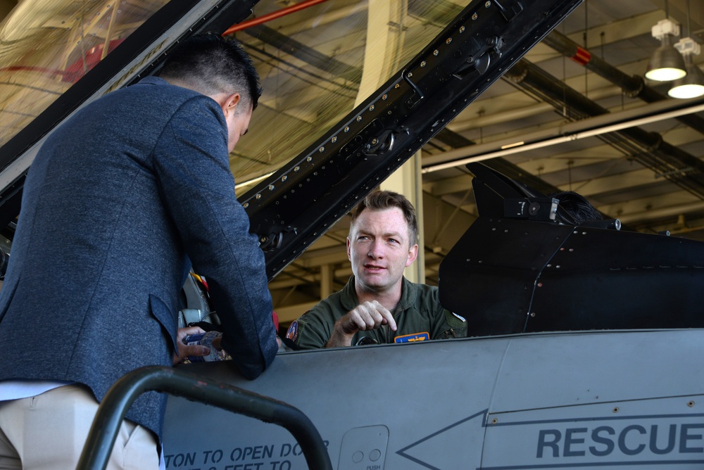 Members of the New Jersey Governor's Cabinet visit the 177th Fighter Wing of the New Jersey Air National Guard