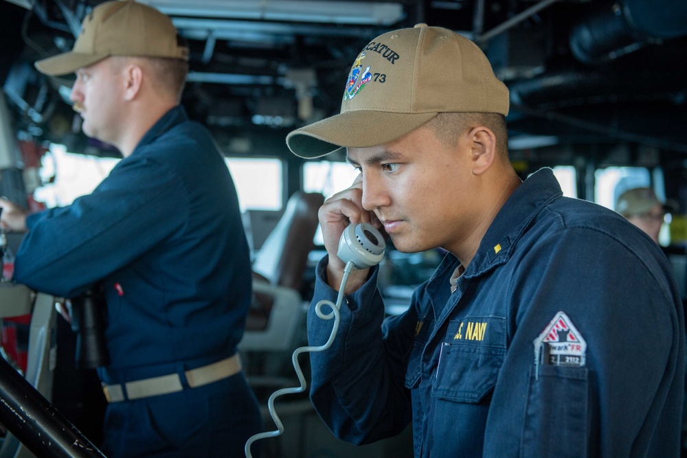 DVIDS Images Junior Officer Of The Deck Image 4 Of 32 