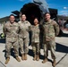 Members of the New Jersey Governor's Cabinet visit the 177th Fighter Wing of the New Jersey Air National Guard