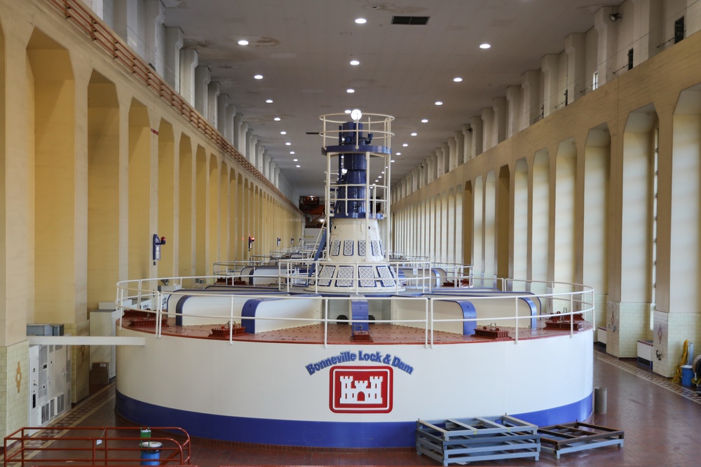 Generator at Bonneville Lock and Dam