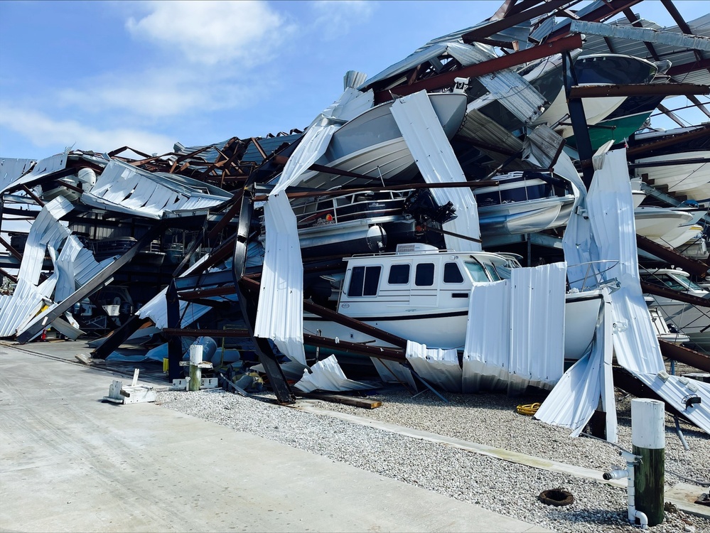 Damage From Hurricane Ian