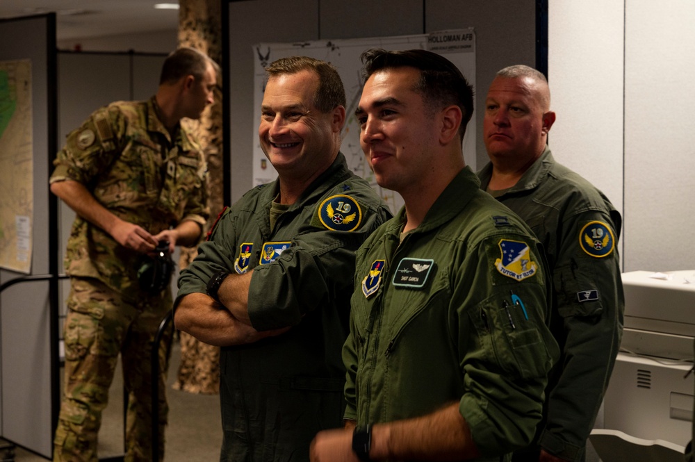 19th Air Force commander visits Holloman AFB