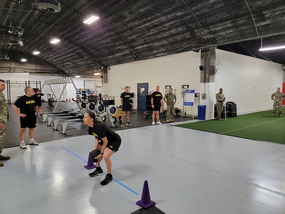 Army Combat Fitness Test at Defense Supply Center Columbus