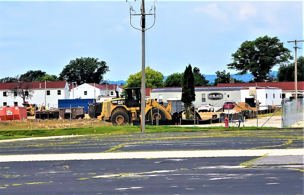 September 2022 construction operations for $11.96 million transient training brigade headquarters at Fort McCoy