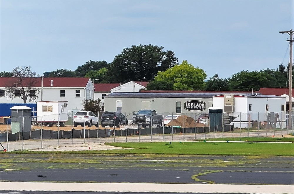 September 2022 construction operations for $11.96 million transient training brigade headquarters at Fort McCoy