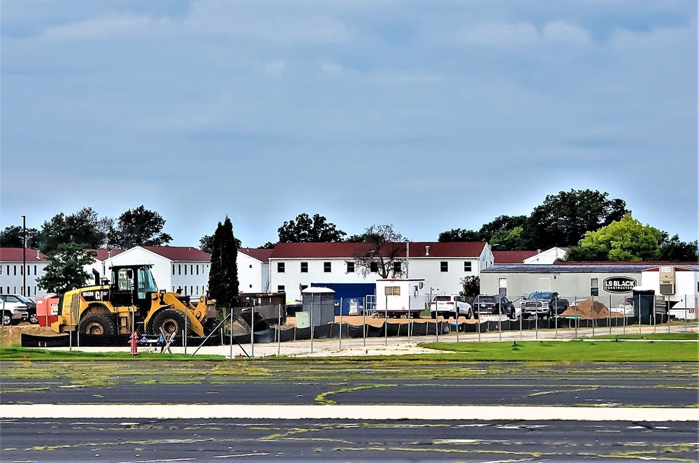 September 2022 construction operations for $11.96 million transient training brigade headquarters at Fort McCoy