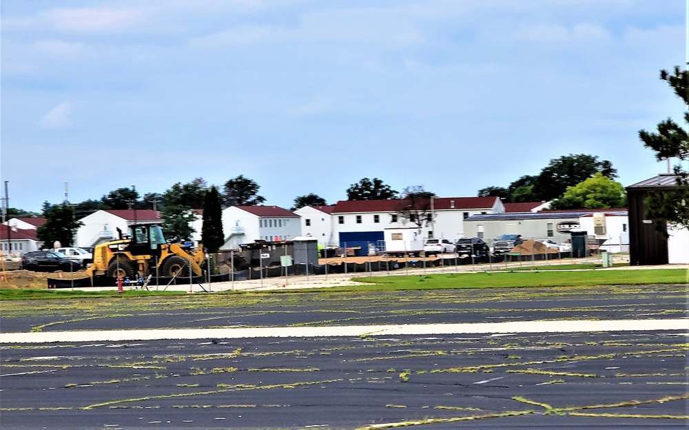 September 2022 construction operations for $11.96 million transient training brigade headquarters at Fort McCoy