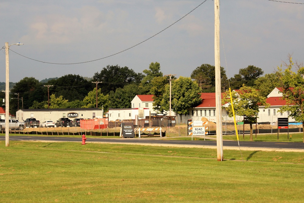 September 2022 construction operations for $11.96 million transient training brigade headquarters at Fort McCoy