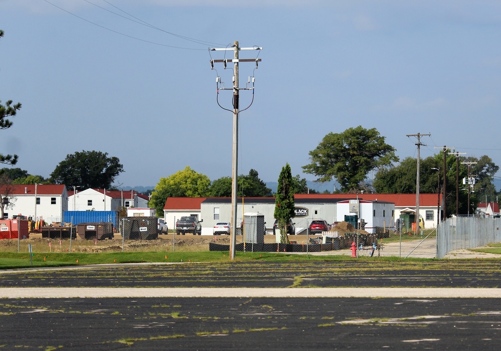 September 2022 construction operations for $11.96 million transient training brigade headquarters at Fort McCoy