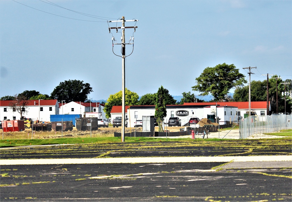 September 2022 construction operations for $11.96 million transient training brigade headquarters at Fort McCoy