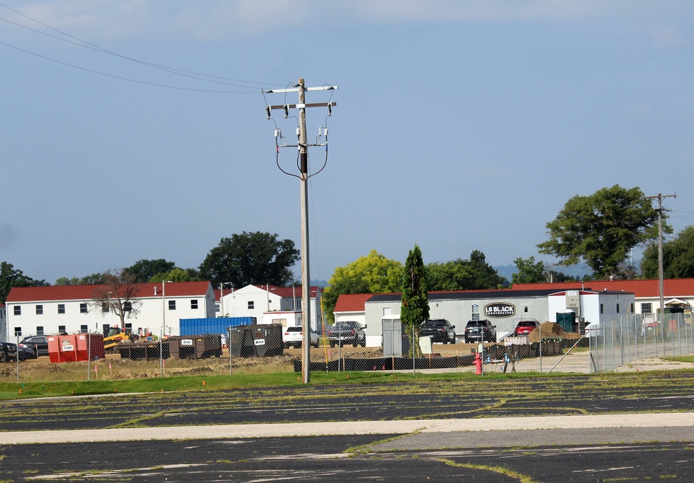 September 2022 construction operations for $11.96 million transient training brigade headquarters at Fort McCoy