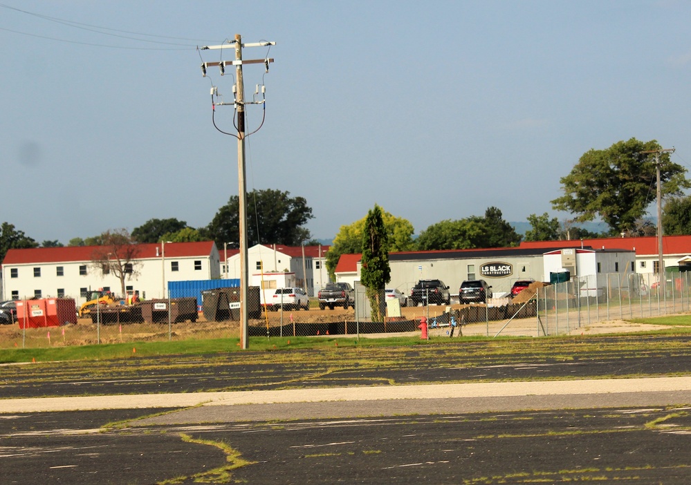 September 2022 construction operations for $11.96 million transient training brigade headquarters at Fort McCoy