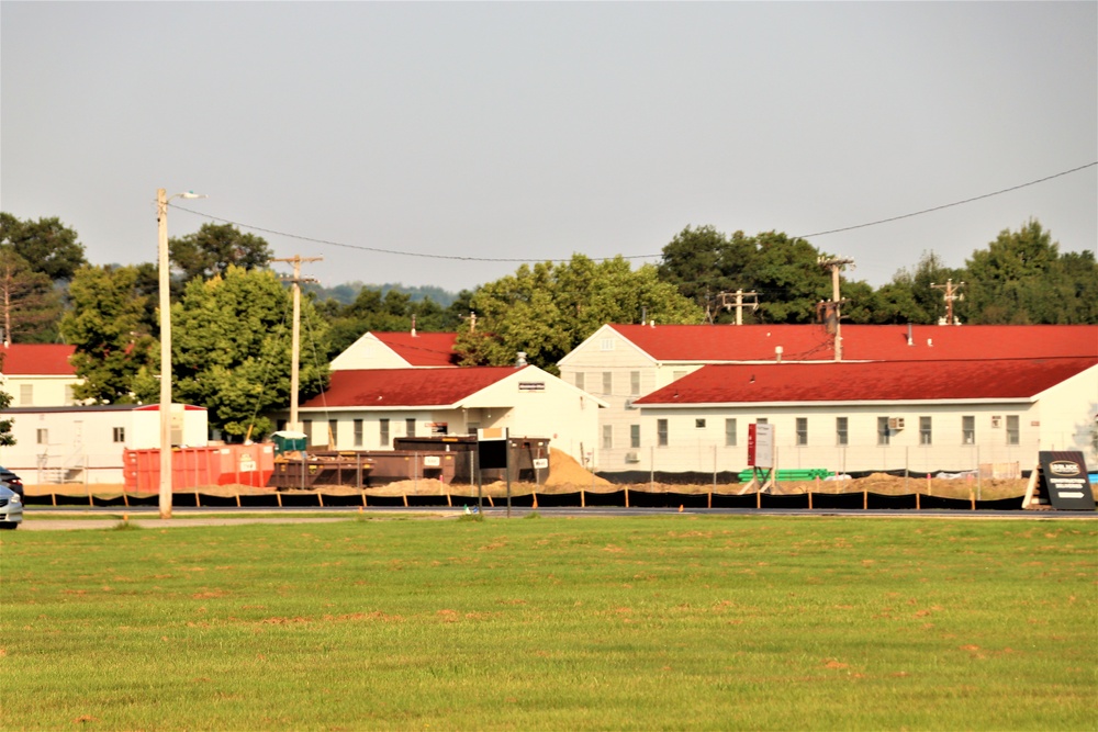 September 2022 construction operations for $11.96 million transient training brigade headquarters at Fort McCoy