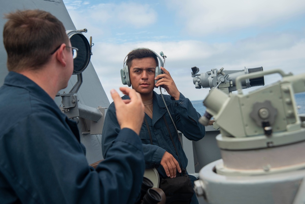 Sailors Confirm Bearing Of Surface Contact