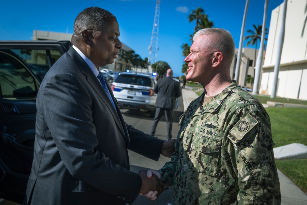 SECDEF Visit to Red Hill Bulk Fuel Storage Facility