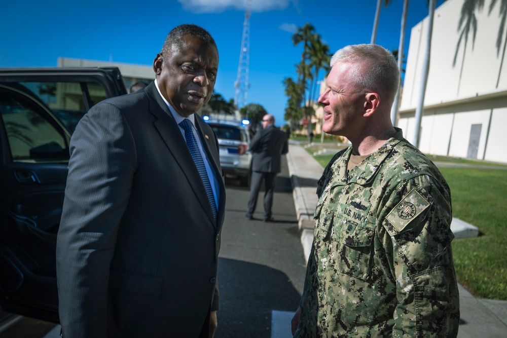 SECDEF Visit to Red Hill Bulk Fuel Storage Facility, Hawaii