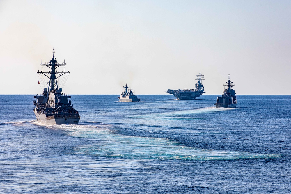 CSG 5 Conducts Anti-submarine Warfare Exercise with the JMSDF and ROK Navy