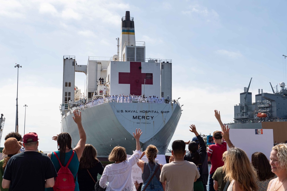 Dvids Images Usns Mercy Returns To San Diego Upon Completion Of Pacific Partnership 2022