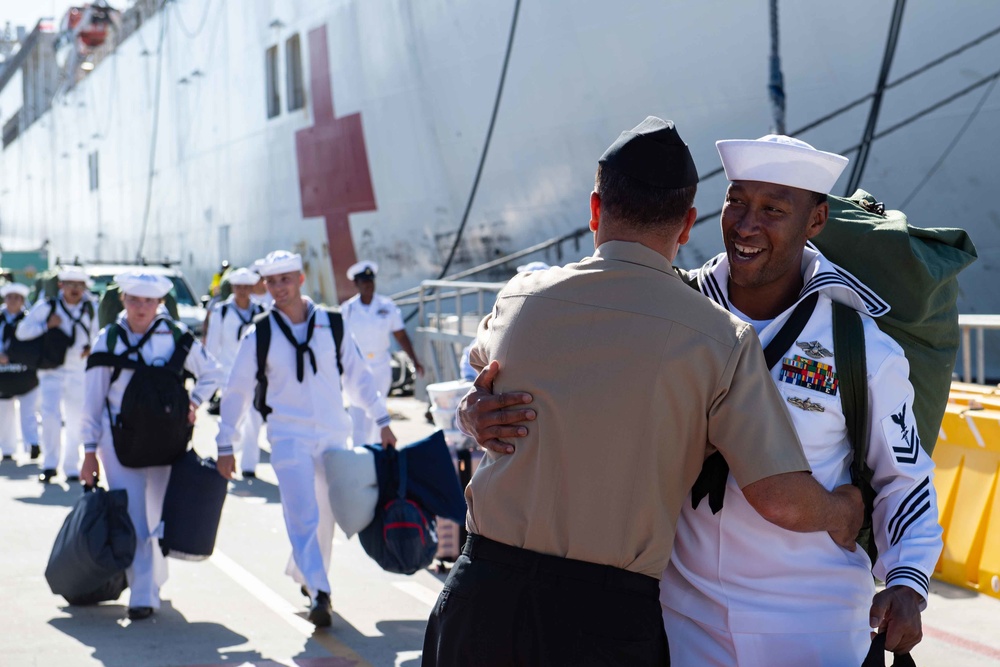 USNS Mercy returns to San Diego upon completion of Pacific Partnership 2022