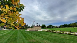 2022 Fall Colors at Fort McCoy's Veterans Memorial Plaza